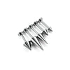 F136 Titanium Externally Treaded Labret With Spike Top