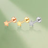 14K Solid Gold Star Piercing Stud Dainty Helix/Cartilage Earring