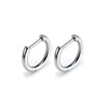 F136 Titanium D-Shaped Straight Bar Earring – Hypoallergenic Minimal Design