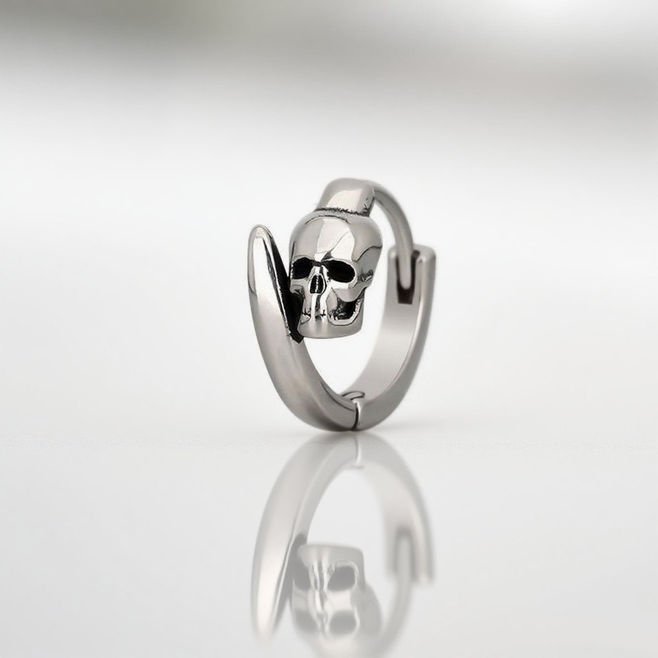 Wholesale Surgical Steel Hinged Hoop Earrings – Unisex Segment Rings