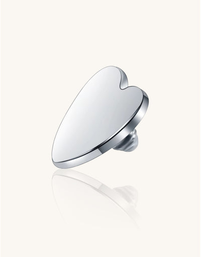 Titanium Internally Threaded Heart