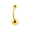 F136 Titanium Simple Ball Navel Barbell