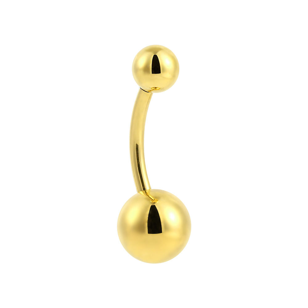 F136 Titanium Simple Ball Navel Barbell
