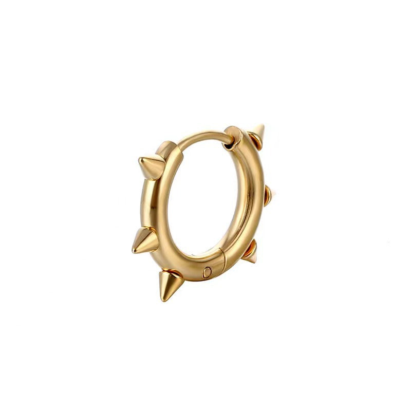 Fashion Earring 316L Stainless Steel Punk Hypoallergenic Ear Rings Hoops Surgical Steel
