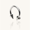 Titanium Spike Horseshoe piercing