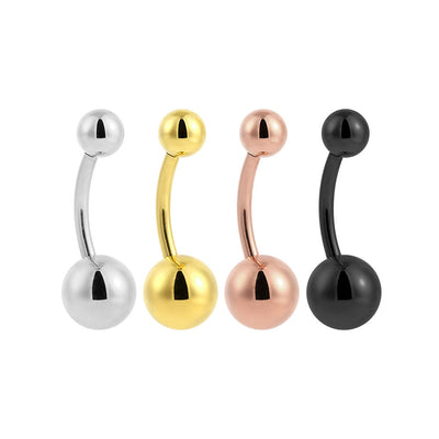 F136 Titanium Simple Ball Navel Barbell