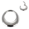 316L Surgical Steel Hollow-Out Clicker Hoop – Nose, Cartilage & Body Piercing Ring