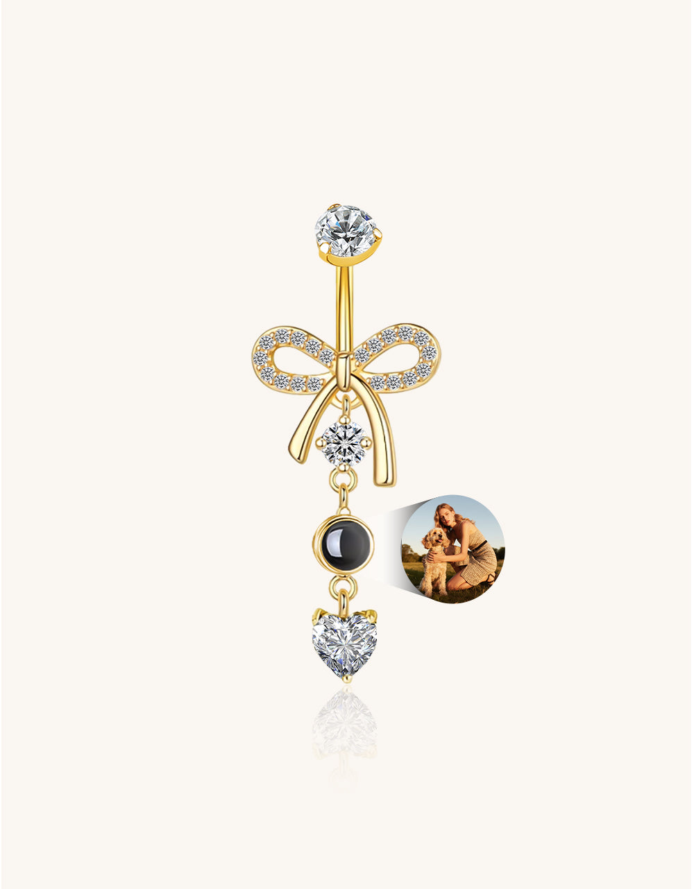 Micro Laser ASTM F136 Titanium Belly Button Ring Internally Threaded Hypoallergenic Navel Piercing Jewelry