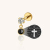 Custom Micro Projection Minimalist Stud Earrings Personalized Jewelry