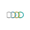F136 Titanium D-Shaped Hoop Ring – Flat Bar for Ear, Nose & Lip Piercings