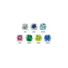 F136 Titanium External Thread CZ Stud–Ultra Sparkling 5A Zircon Piercing Jewelry for Helix,Cartilage,Conch