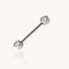 Titanium Internally Threaded Bezel Set