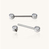 Titanium Internally Threaded Bezel Set