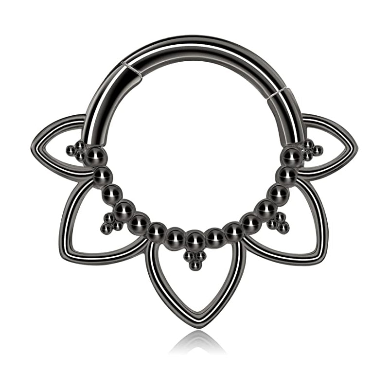 Newest 316L Surgical Steel 16G Hinged Segment Hoop – Fashion Body Piercing Ring
