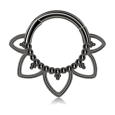 Newest 316L Surgical Steel 16G Hinged Segment Hoop – Fashion Body Piercing Ring