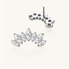 Titanium Push In 7 Prong Set Marquise