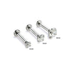 Flat Back Internally Threaded Stud – Hypoallergenic Ear, Lip&Nose Piercing Jewelry