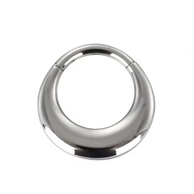 316L Surgical Steel Hollow-Out Clicker Hoop – Nose, Cartilage & Body Piercing Ring