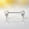 ASTM F136 Titanium Nipple Barbell–Hypoallergenic Piercing Jewelry for Women