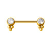 ASTM F136 Titanium Nipple Barbell–Hypoallergenic Piercing Jewelry for Women