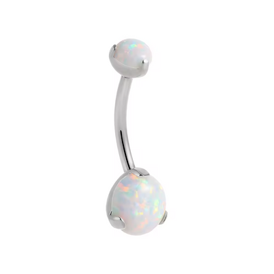 Synthetic Opal Belly Ring