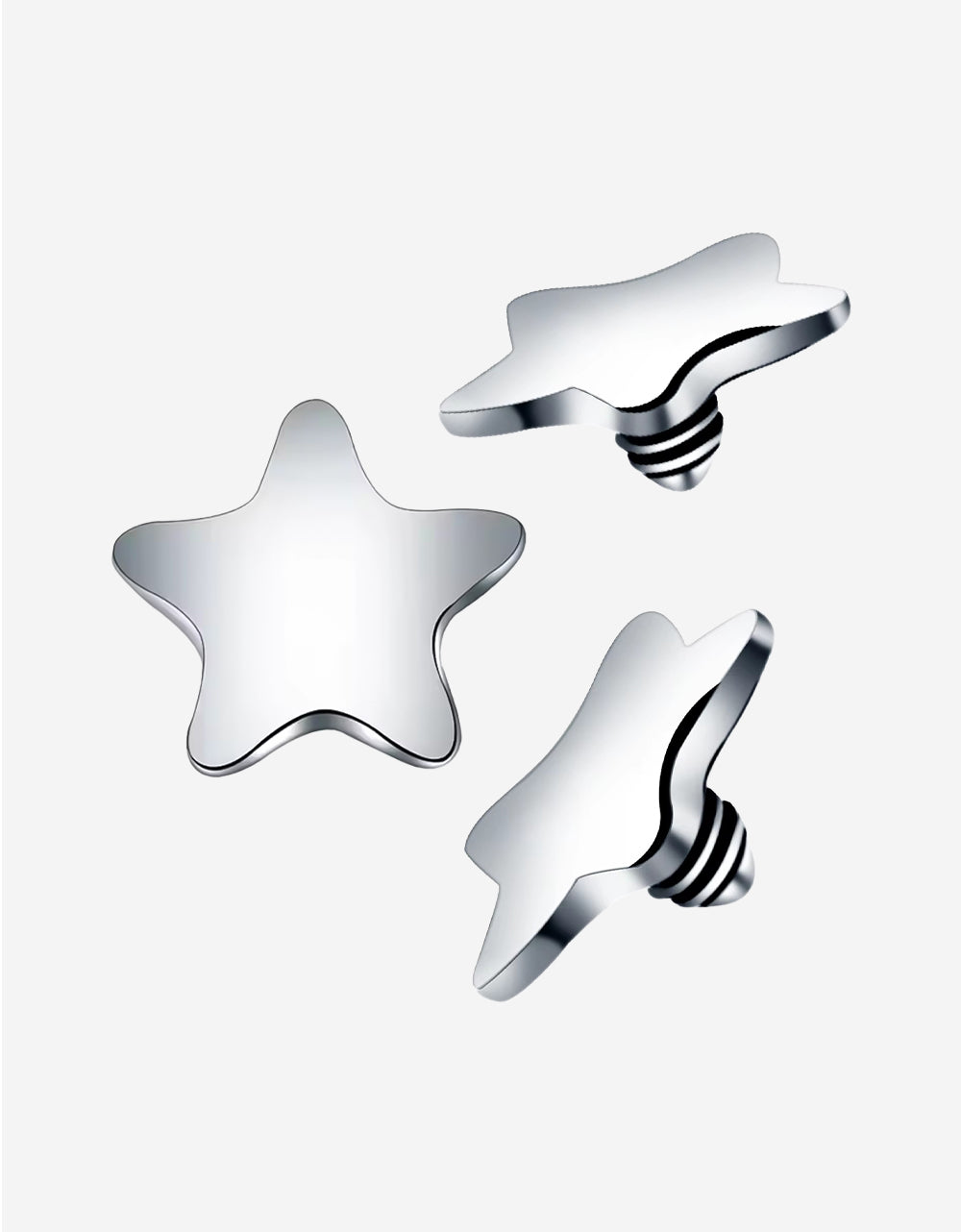 Titanium Internally Threaded Star