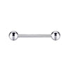 G23 ASTM F136 Titanium Externally Threaded Barbell for Navel, Lip, Eyebrow Piercing Jewelry