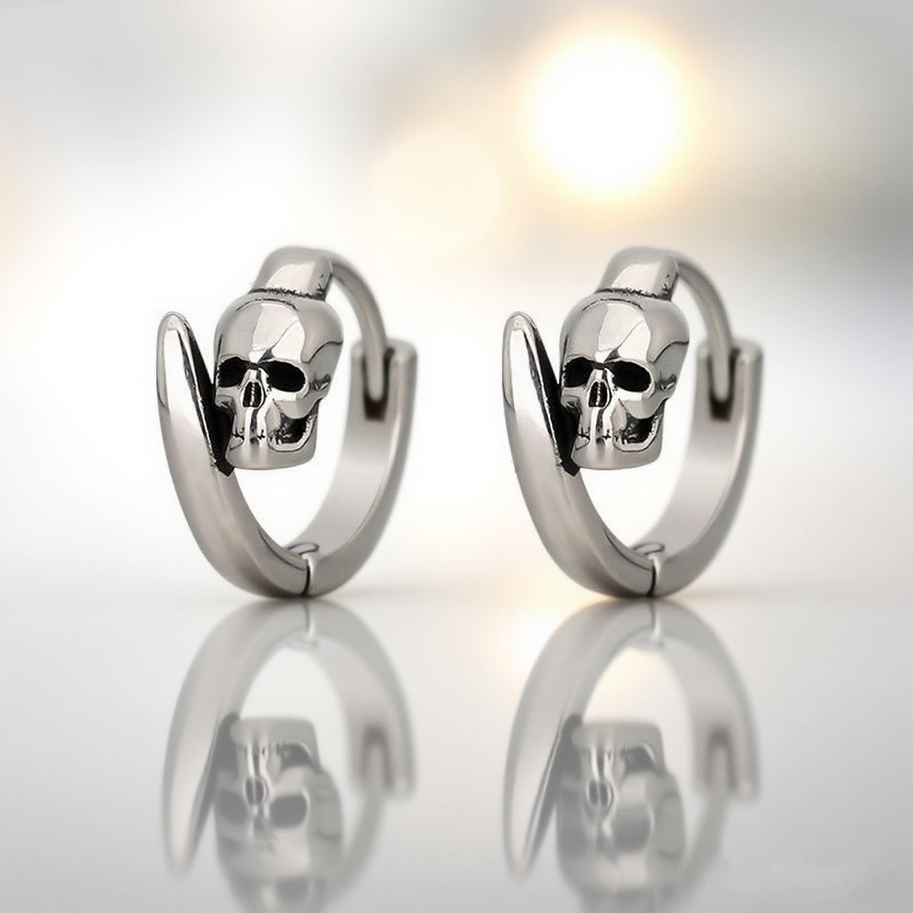 Wholesale Surgical Steel Hinged Hoop Earrings – Unisex Segment Rings