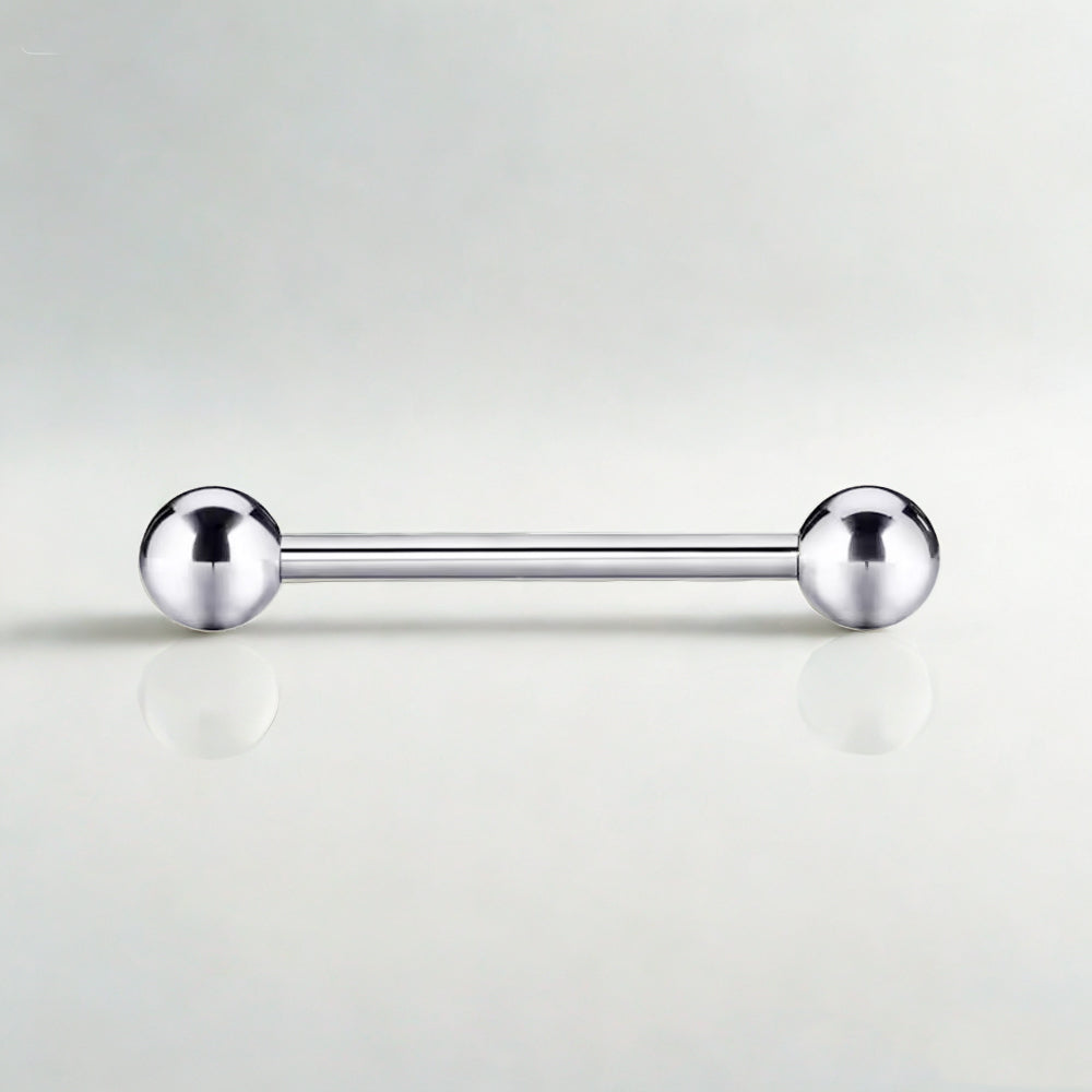 G23 ASTM F136 Titanium Externally Threaded Barbell for Navel, Lip, Eyebrow Piercing Jewelry