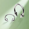 Titanium Spike Horseshoe piercing