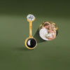 Minimalist Fashion Belly Button Ring Custom Photo Micro Projection Piercing Jewelry