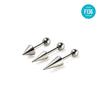 F136 Titanium Punk Devil Spike Stud – Hypoallergenic Ear&Cartilage Piercing