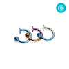 F136 Titanium Internally Threaded Star Labret – Cute Piercing Jewelry for Lips & Ears