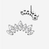 Titanium Push In 7 Prong Set Marquise