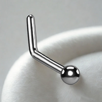 F136 Implant-Grade Titanium Nose Piercing Stud