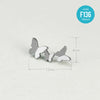 Medical Grade Titanium 16G Internally Threaded Triple Butterfly Helix Stud