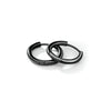 F136 Titanium Seamless Hoop Earrings–Hypoallergenic Unisex Sleeper Rings