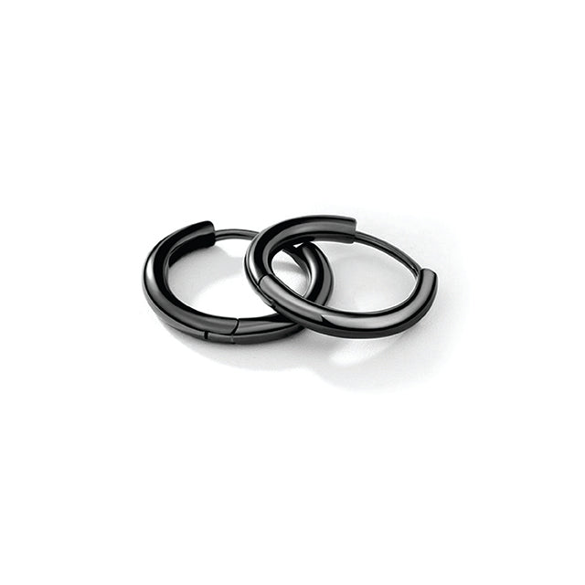 F136 Titanium Seamless Hoop Earrings–Hypoallergenic Unisex Sleeper Rings