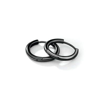 F136 Titanium Seamless Hoop Earrings–Hypoallergenic Unisex Sleeper Rings