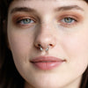 Titanium Spike Horseshoe piercing