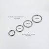 F136 Titanium Seamless Lip Ring – Hypoallergenic Closed Hoop for Piercings