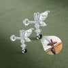 Butterfly Stud Earring F136 Titanium Hypoallergenic Piercing Jewelry
