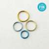 F136 Titanium Seamless Hoop Ring – For Ear, Nose, Septum & Lip Piercings