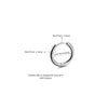 F136 Titanium Seamless Hoop Earrings–Hypoallergenic Unisex Sleeper Rings