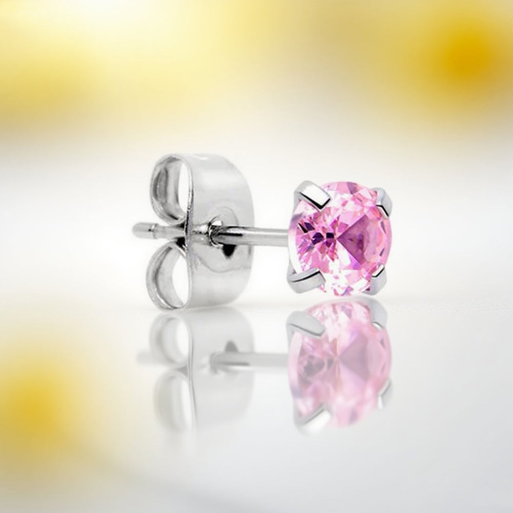 316L Steel Flat Disc Stud for Cartilage Piercing