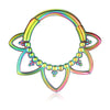 Newest 316L Surgical Steel 16G Hinged Segment Hoop – Fashion Body Piercing Ring