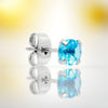 316L Steel Flat Disc Stud for Cartilage Piercing