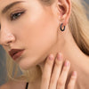 F136 Titanium Seamless Hoop Earrings–Hypoallergenic Unisex Sleeper Rings