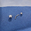 Swarovski Crystal Belly Button Ring 14G Navel Piercing Jewelry