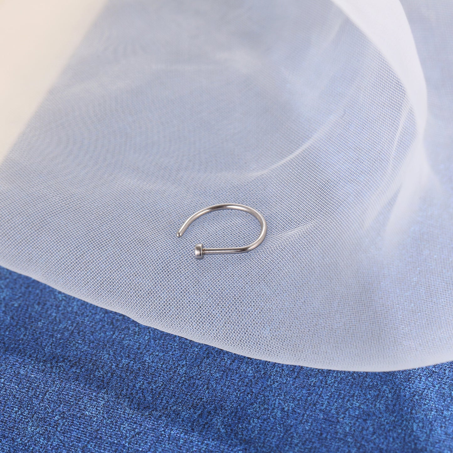 Titanium Minimal Nose Stud Hypoallergenic & Sleek Piercing Jewelry